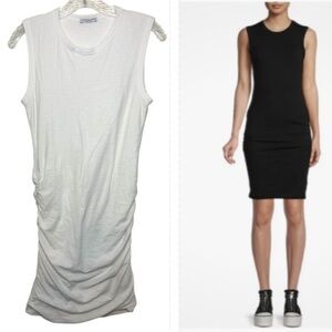 James Perse Black and White Sleeveless Dresses